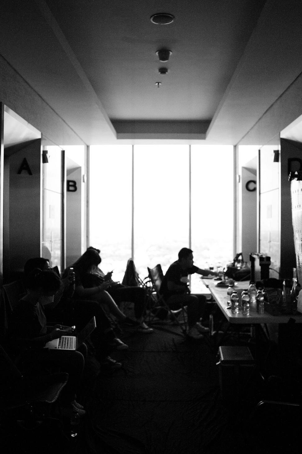 Our team at work